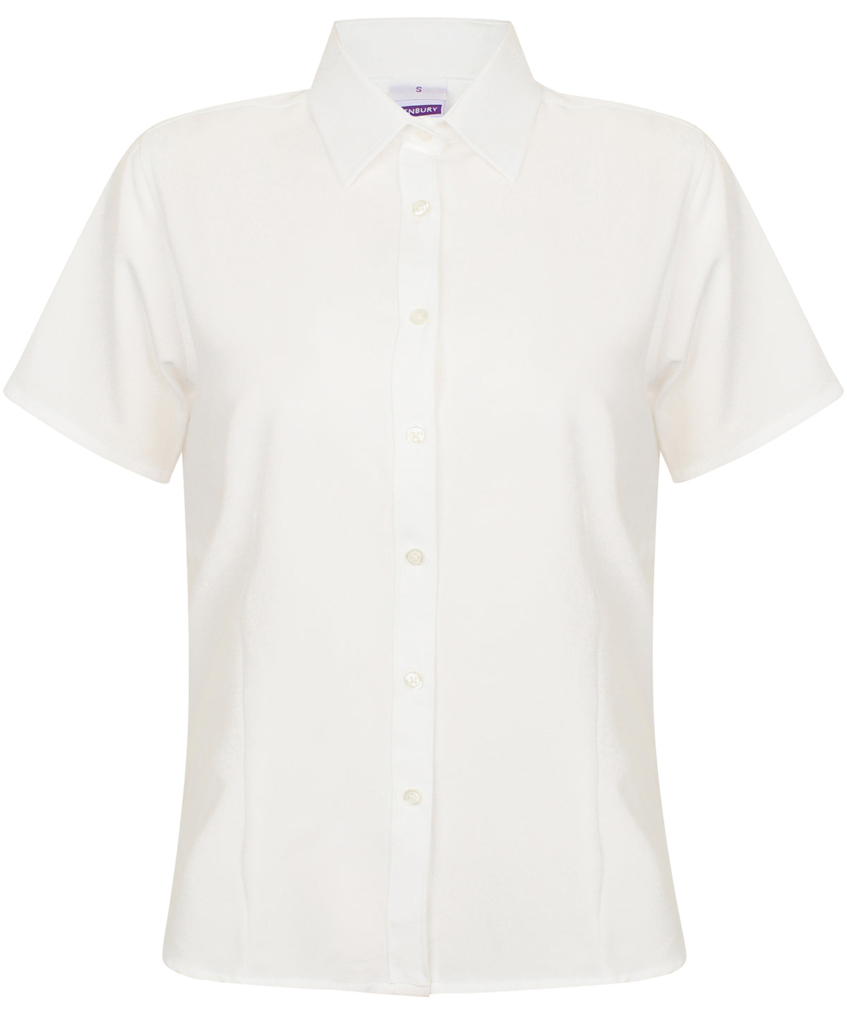 Womens wicking antibacterial short sleeve shirt | white