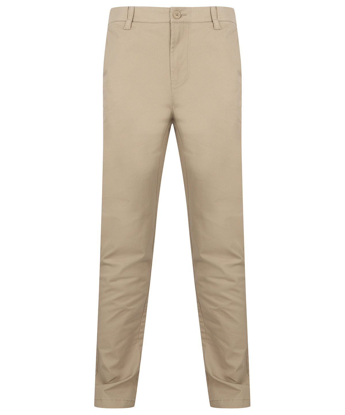 Stretch chinos with flex waistband | stone