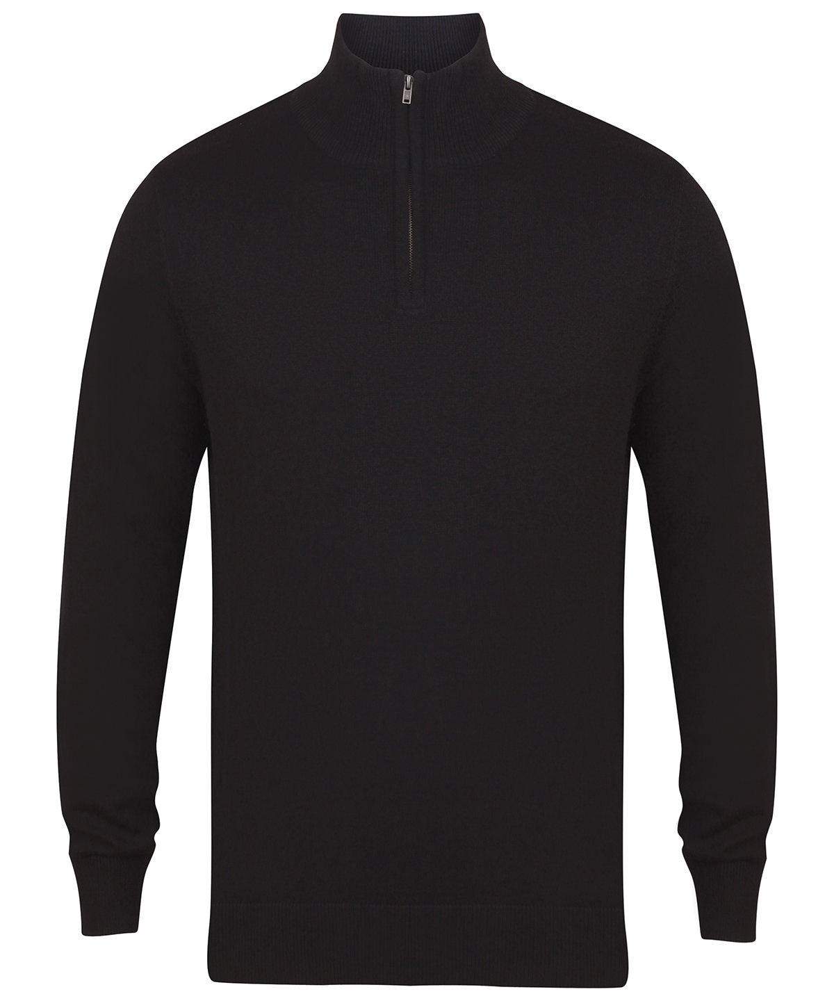 zip jumper | black