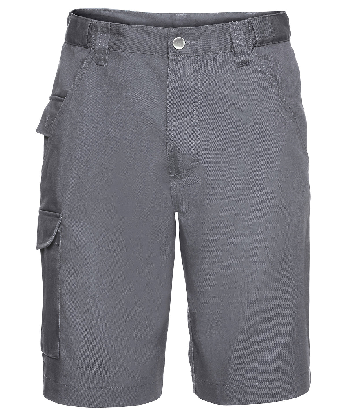 Polycotton twill workwear shorts | convoy grey