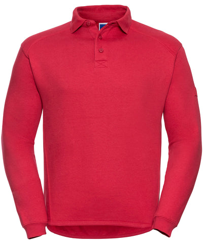 Heavy-duty collar sweatshirt | Classic Red