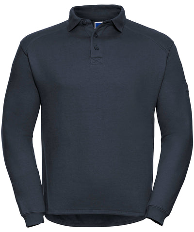 Heavy-duty collar sweatshirt | french navy