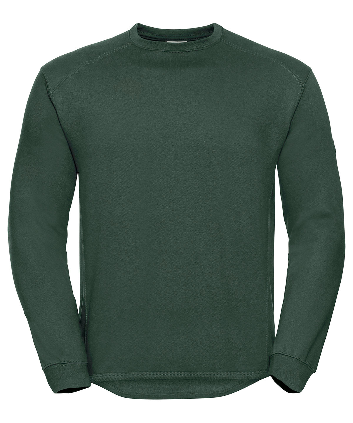 Heavy-duty crew neck sweatshirt | Bottle Green