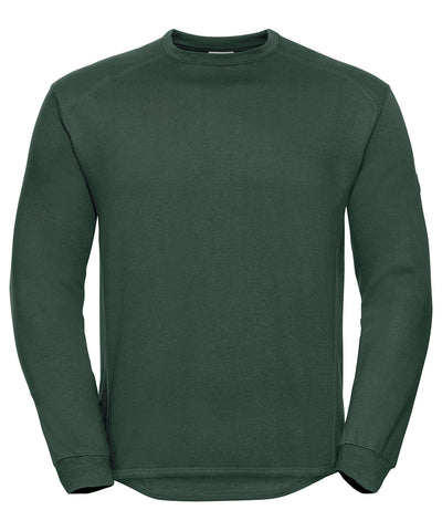 Heavy-duty crew neck sweatshirt | Bottle Green
