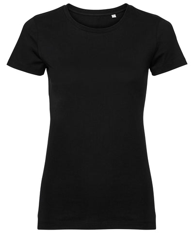 Womens pure organic tee | black