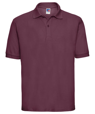 Classic polycotton polo | burgundy
