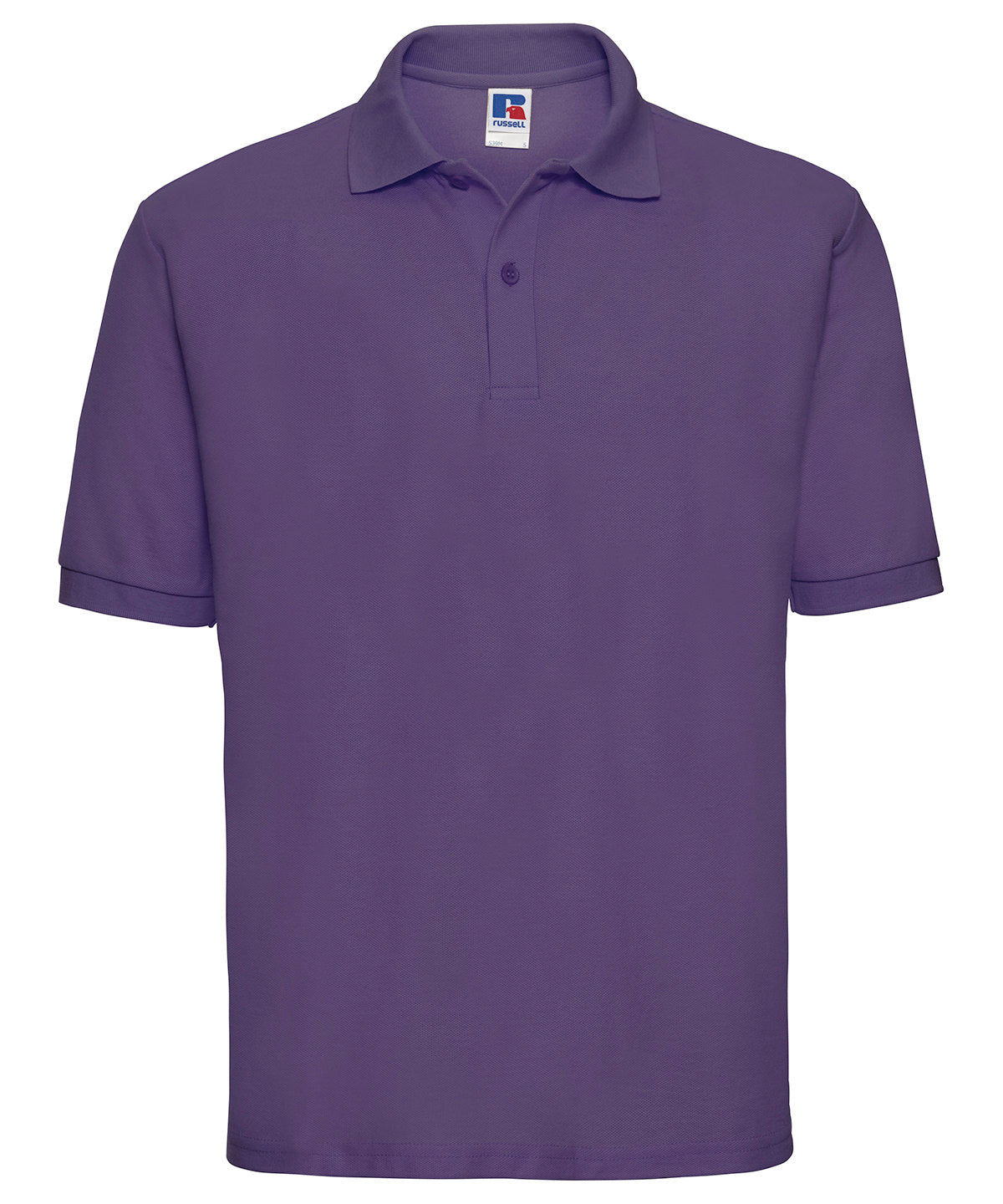 Classic polycotton polo | Purple