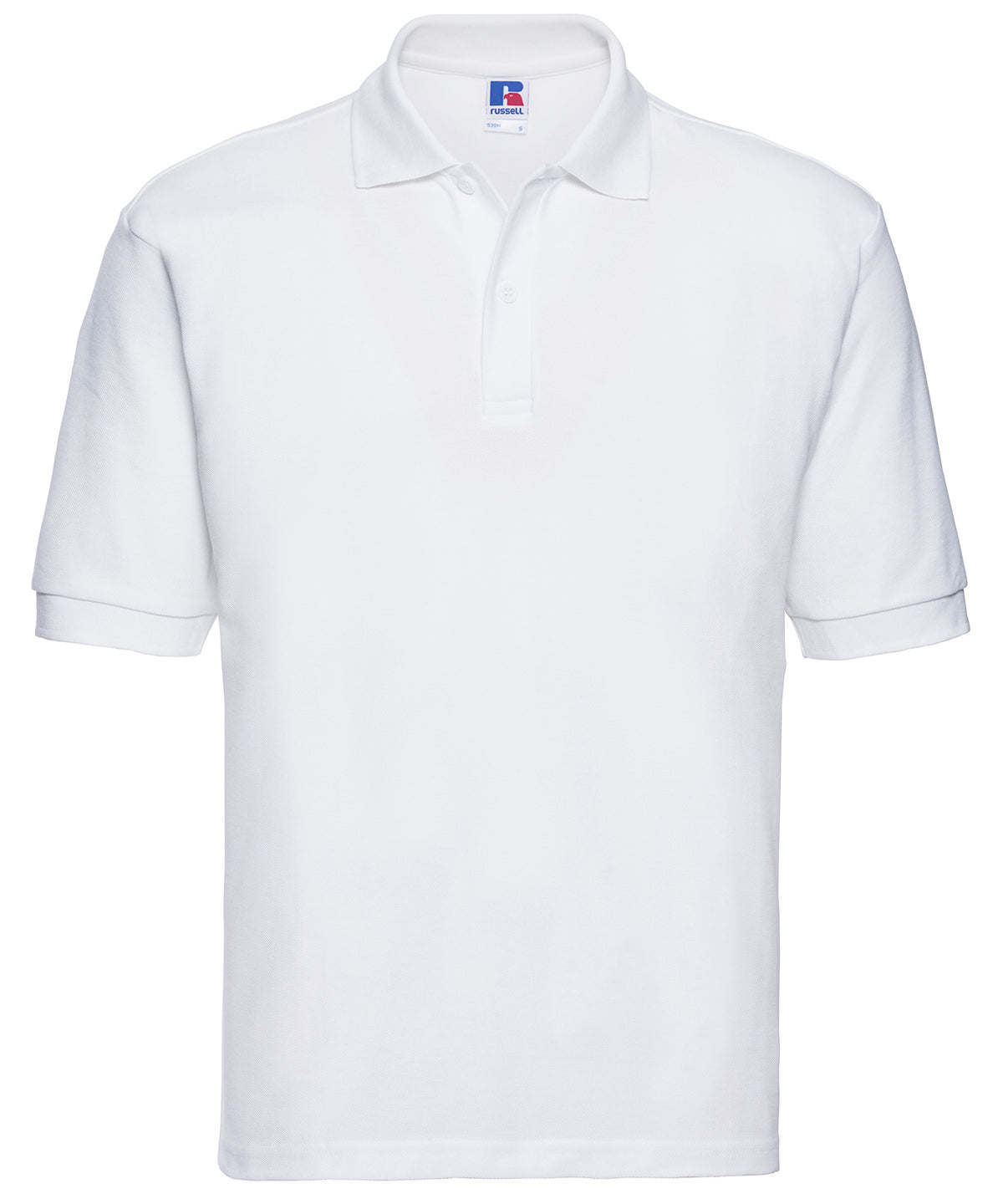 Classic polycotton polo | white