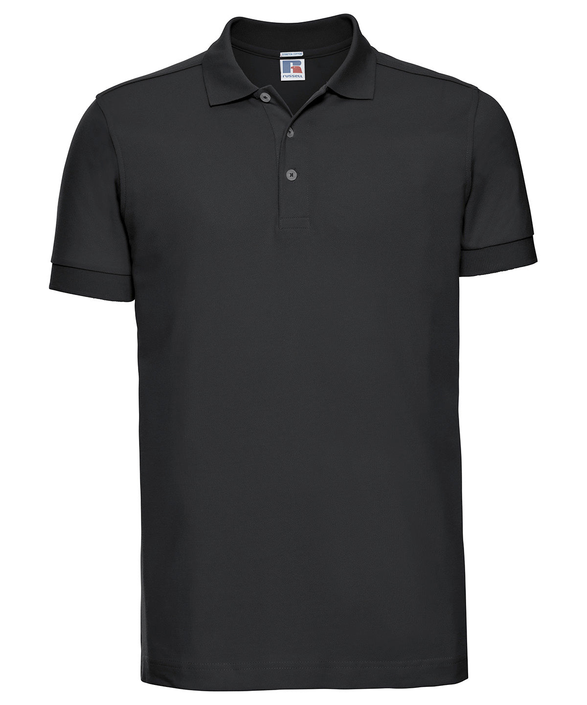 Stretch polo | Black