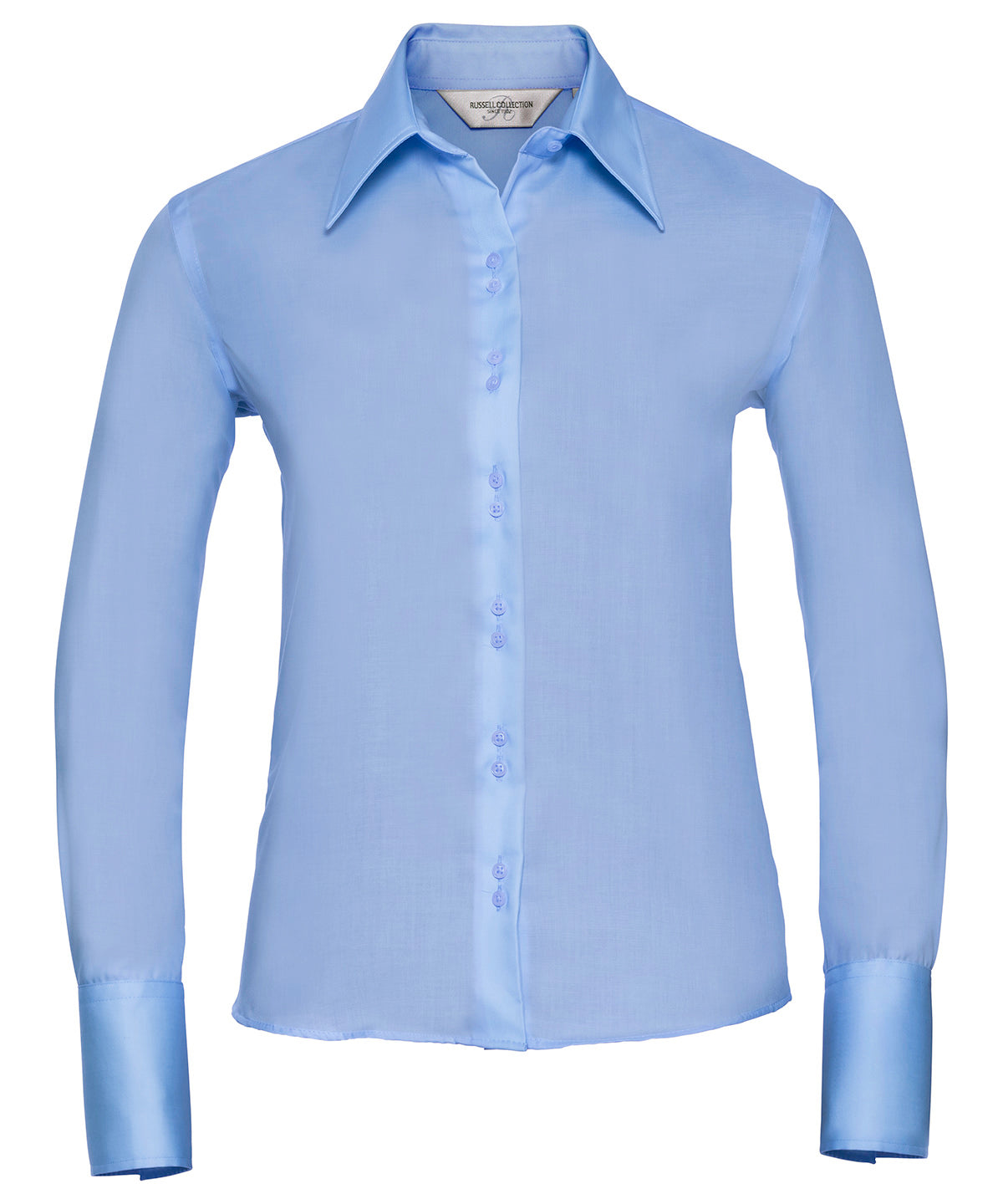 Womens long sleeve ultimate non-iron shirt | bright sky