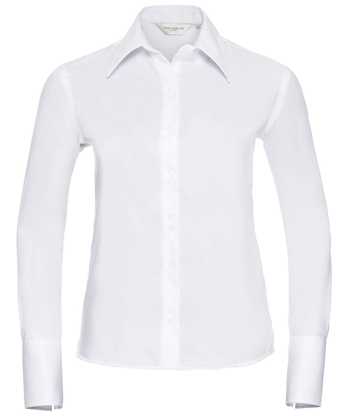 Womens long sleeve ultimate non-iron shirt | white