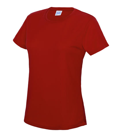 Womens cool T | fire red