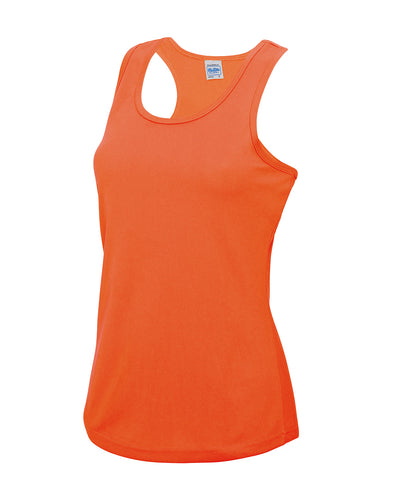 Womens cool vest | electric orange