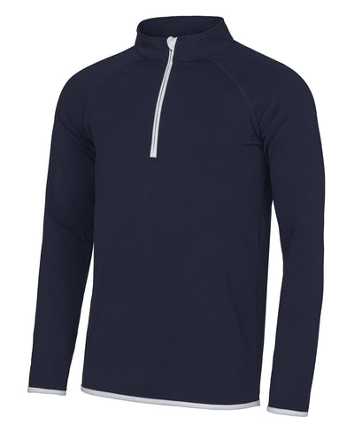 Cool  zip sweatshirt | french navy/arctic white