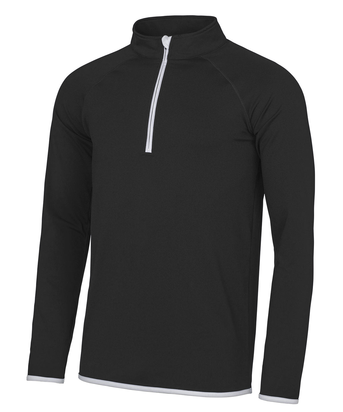 Cool ½ zip sweatshirt | Jet Black/Arctic White