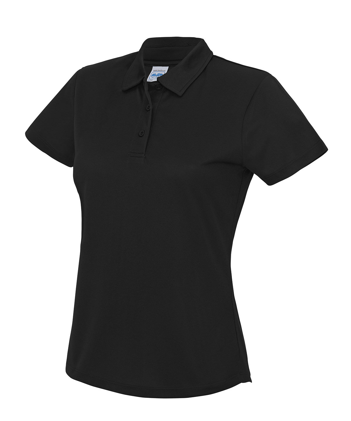 Womens cool polo | Jet Black