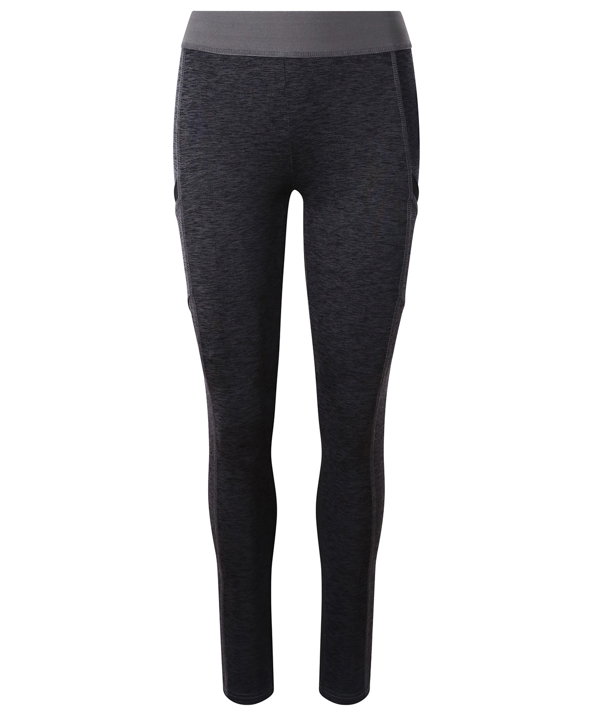 Women's cool dynamic leggings | Black Slate Melange/Jet Black