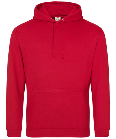 College hoodie | fire red
