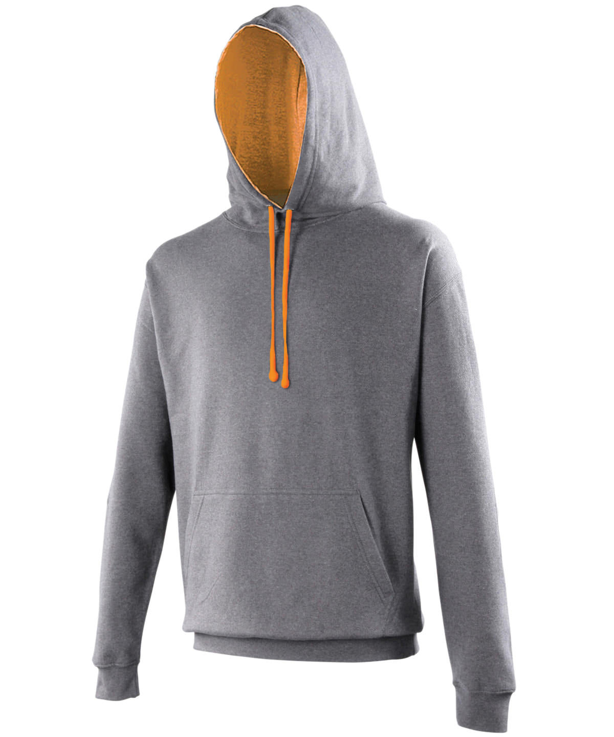 Varsity hoodie | Charcoal/Orange Crush