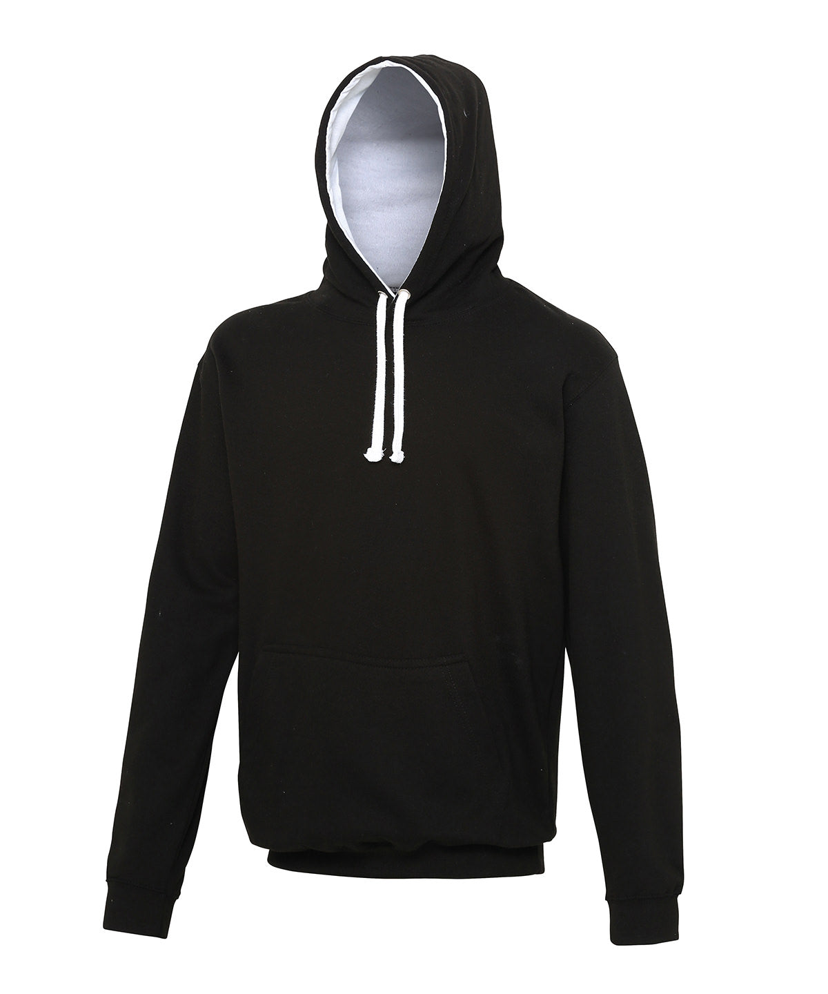 Varsity hoodie | Jet Black/Arctic White