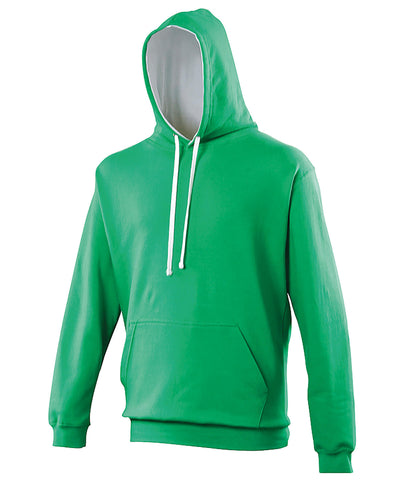 Varsity hoodie | kelly green/arctic white