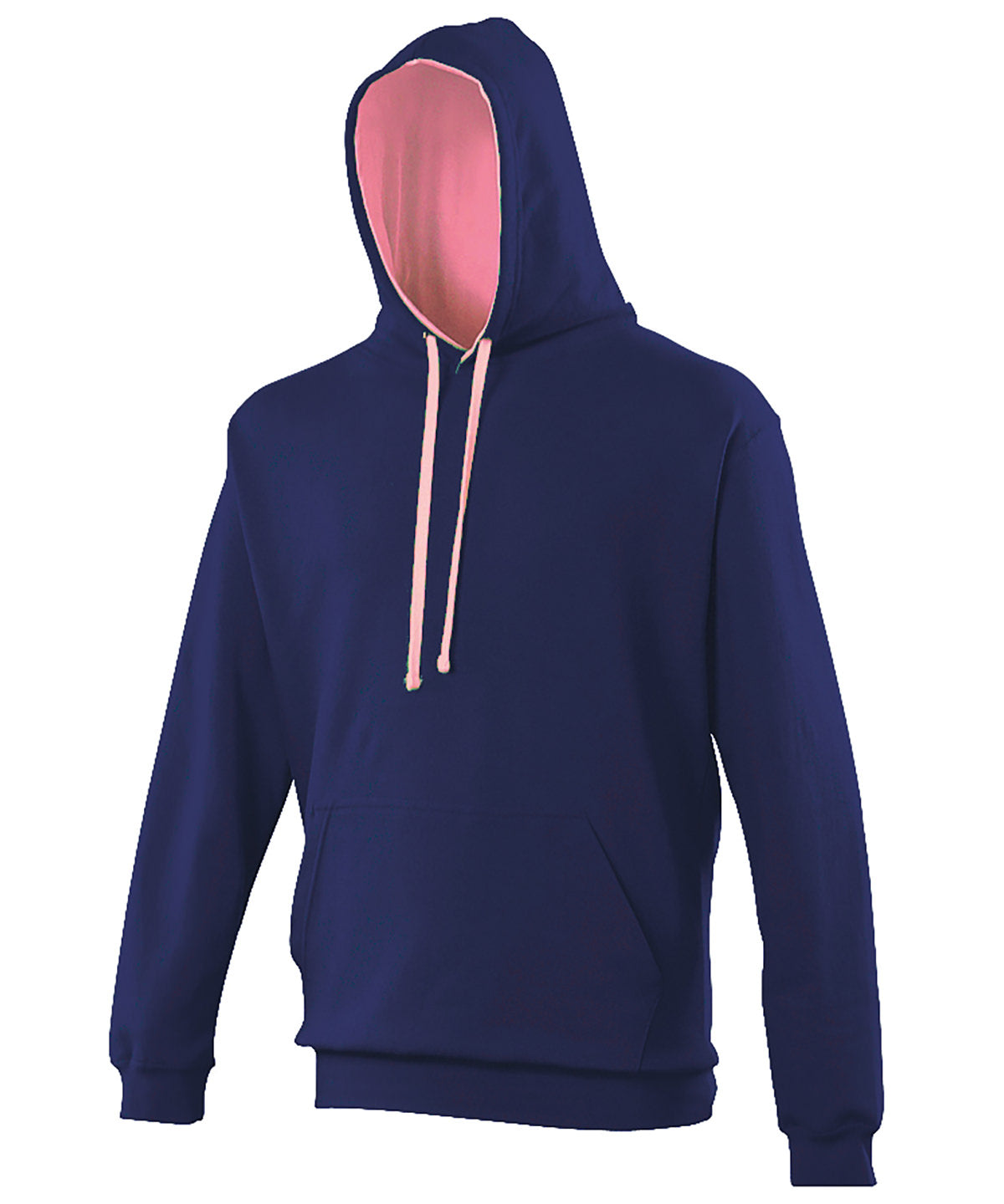 Varsity hoodie | Oxford Navy/Candyfloss Pink