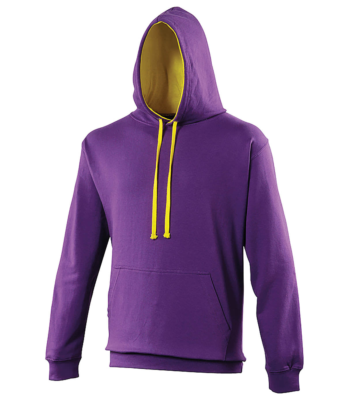 Varsity hoodie | Purple/Sun Yellow