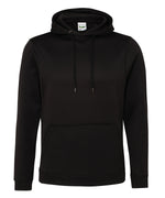 Sports polyester hoodie | Jet Black – teeone