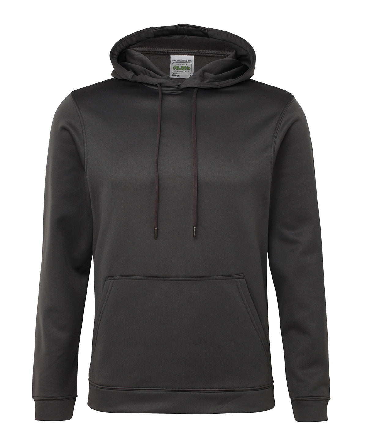 Sports polyester hoodie | steel grey