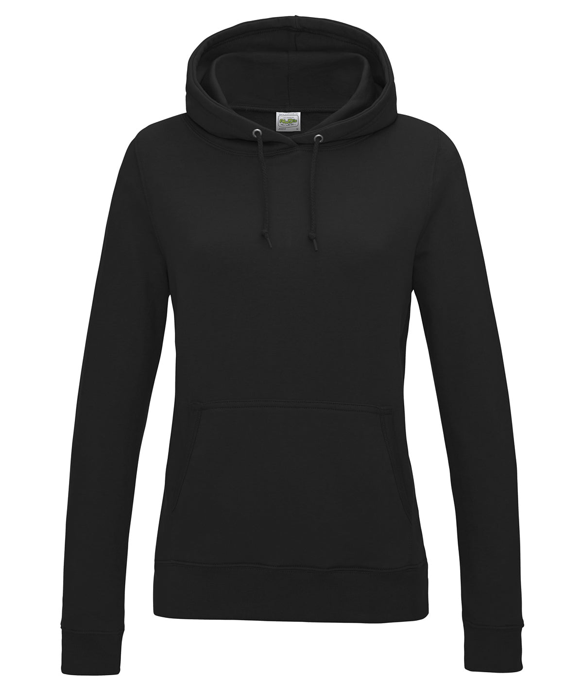 Womens College Hoodie | Jet Black