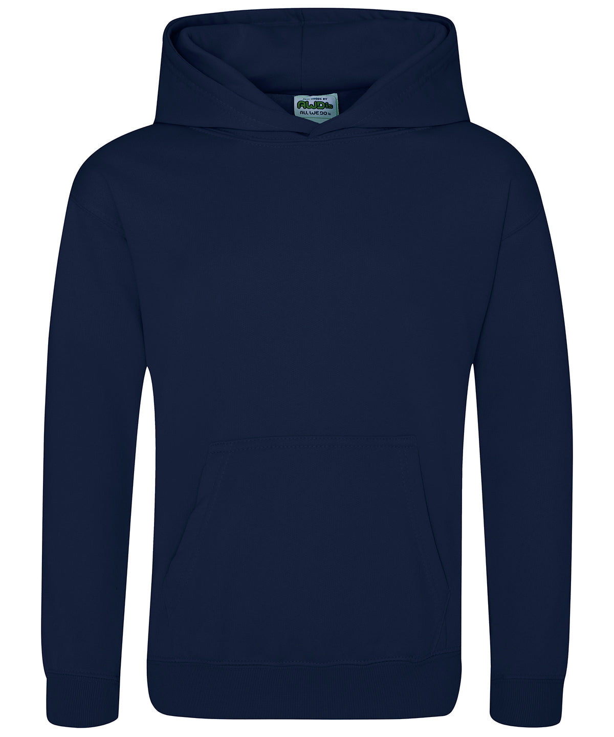 Kids sports polyester hoodie | oxford navy