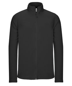 Full-zip microfleece jacket | black
