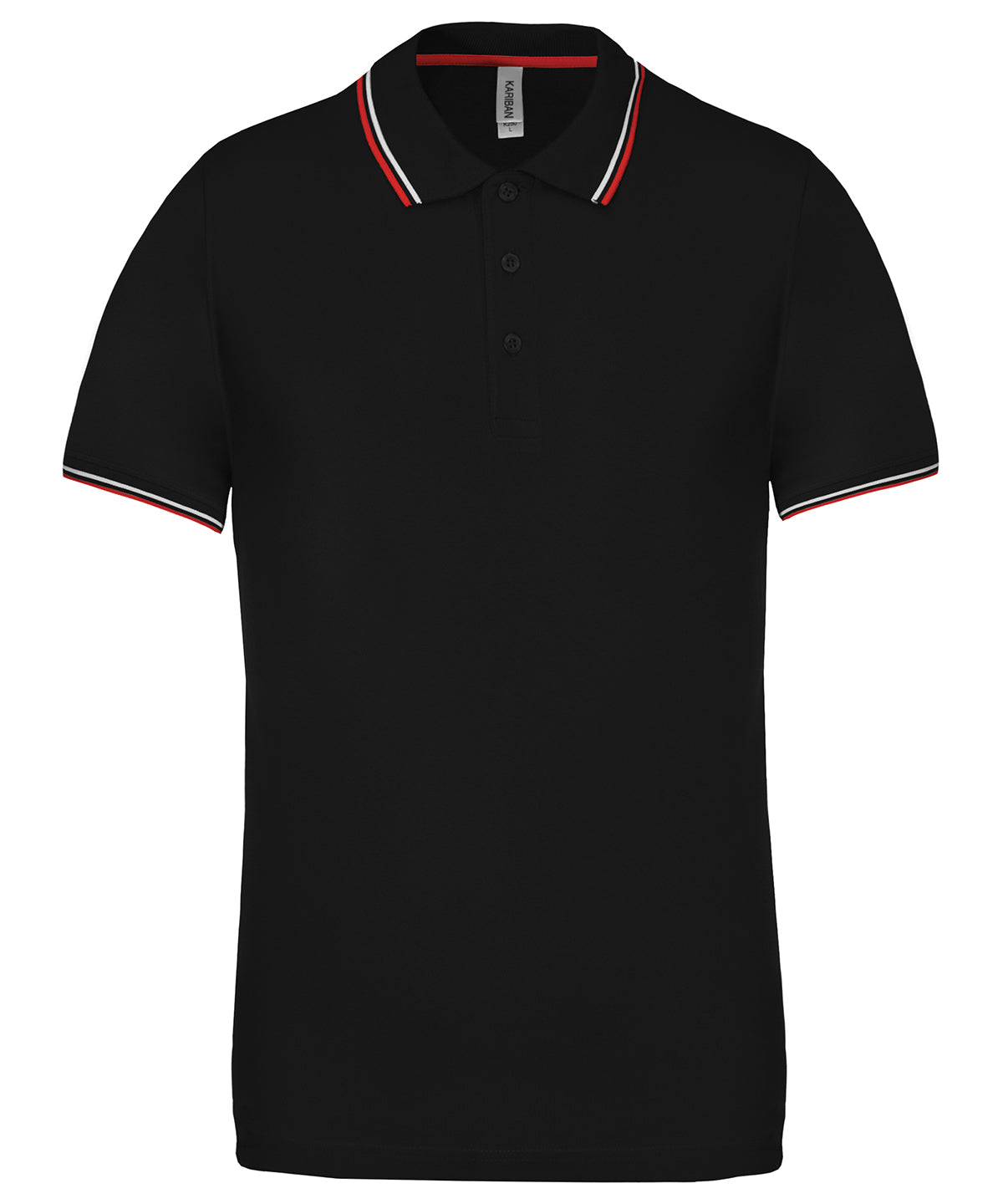 Short sleeve polo shirt | black