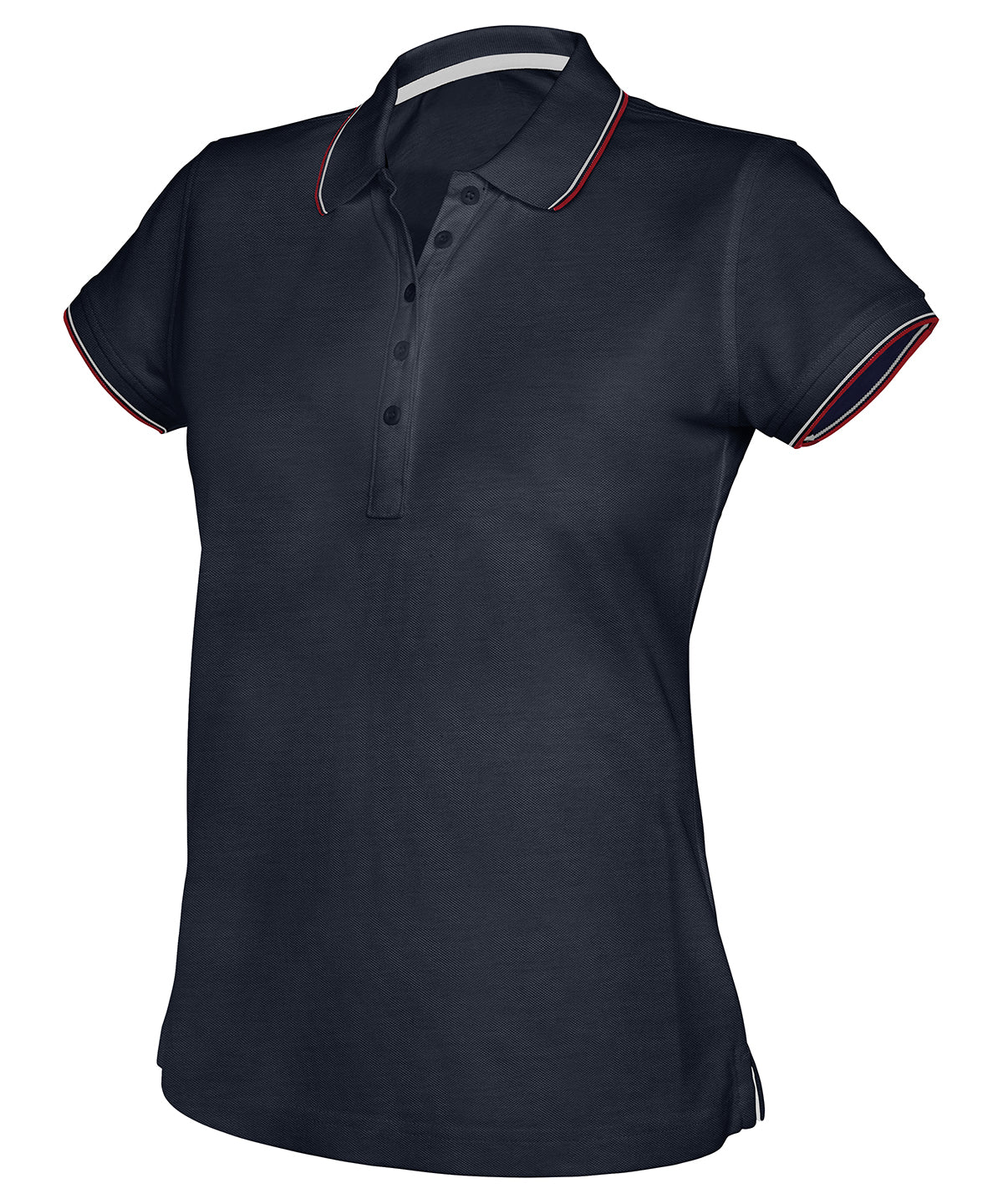 Womens short sleeve polo shirt | navy