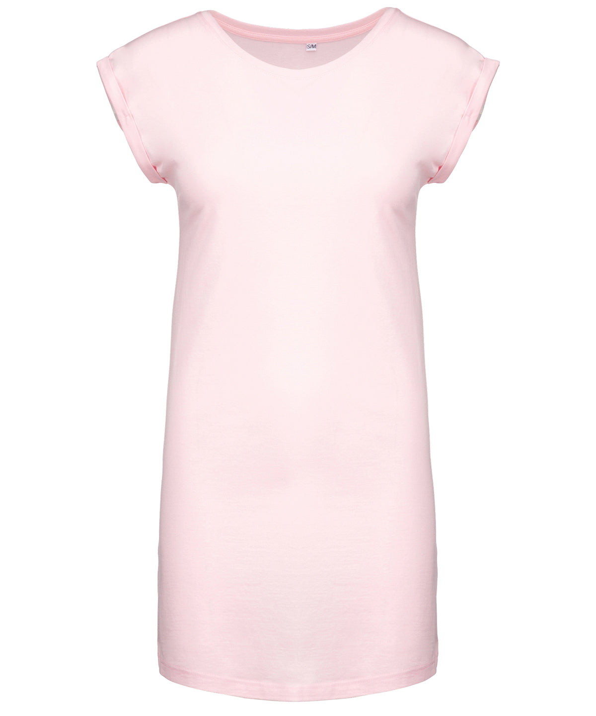 Ladies long T-shirt | pale pink