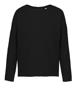 Ladies oversized sweatshirt | black