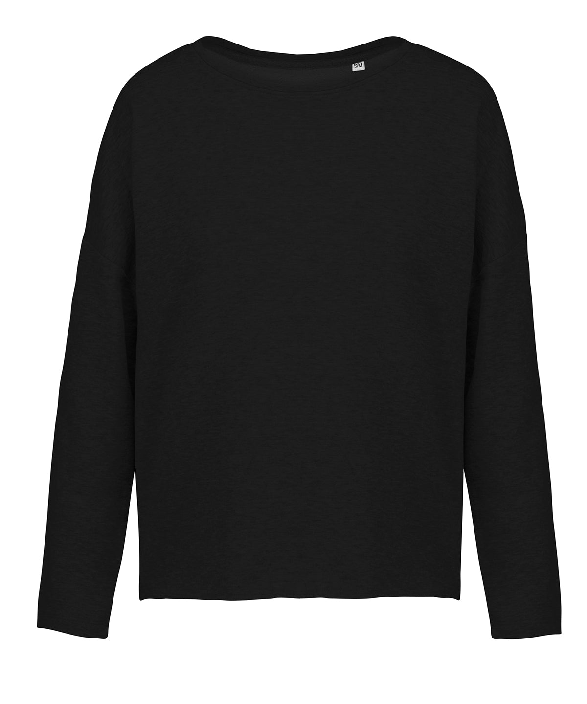 Ladies oversized sweatshirt | Black