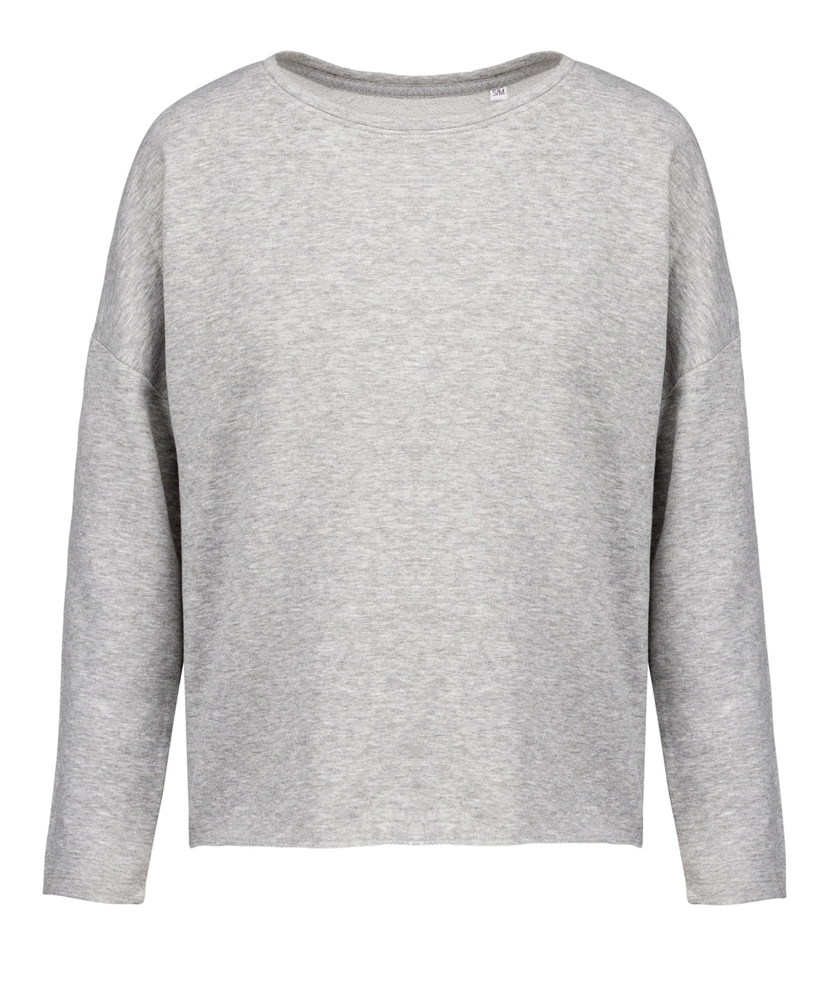 Ladies oversized sweatshirt | light grey heather