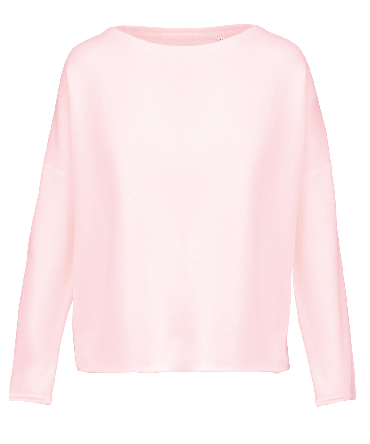 Ladies oversized sweatshirt | pale pink