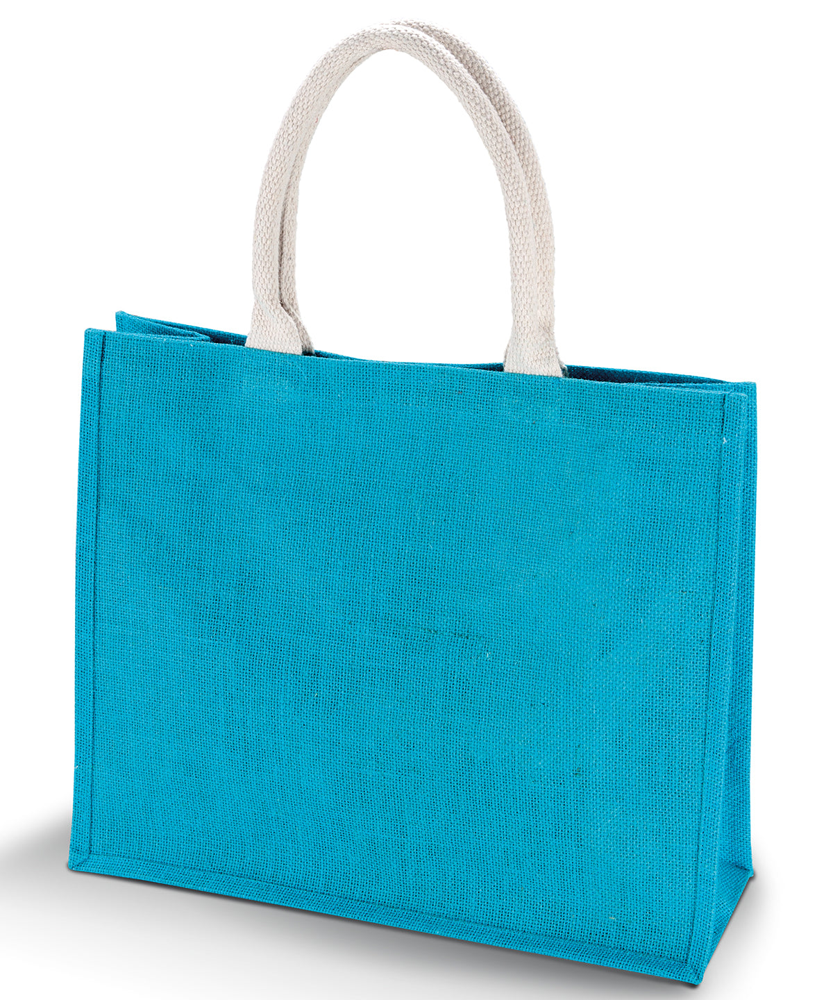 Jute beach bag | turquoise