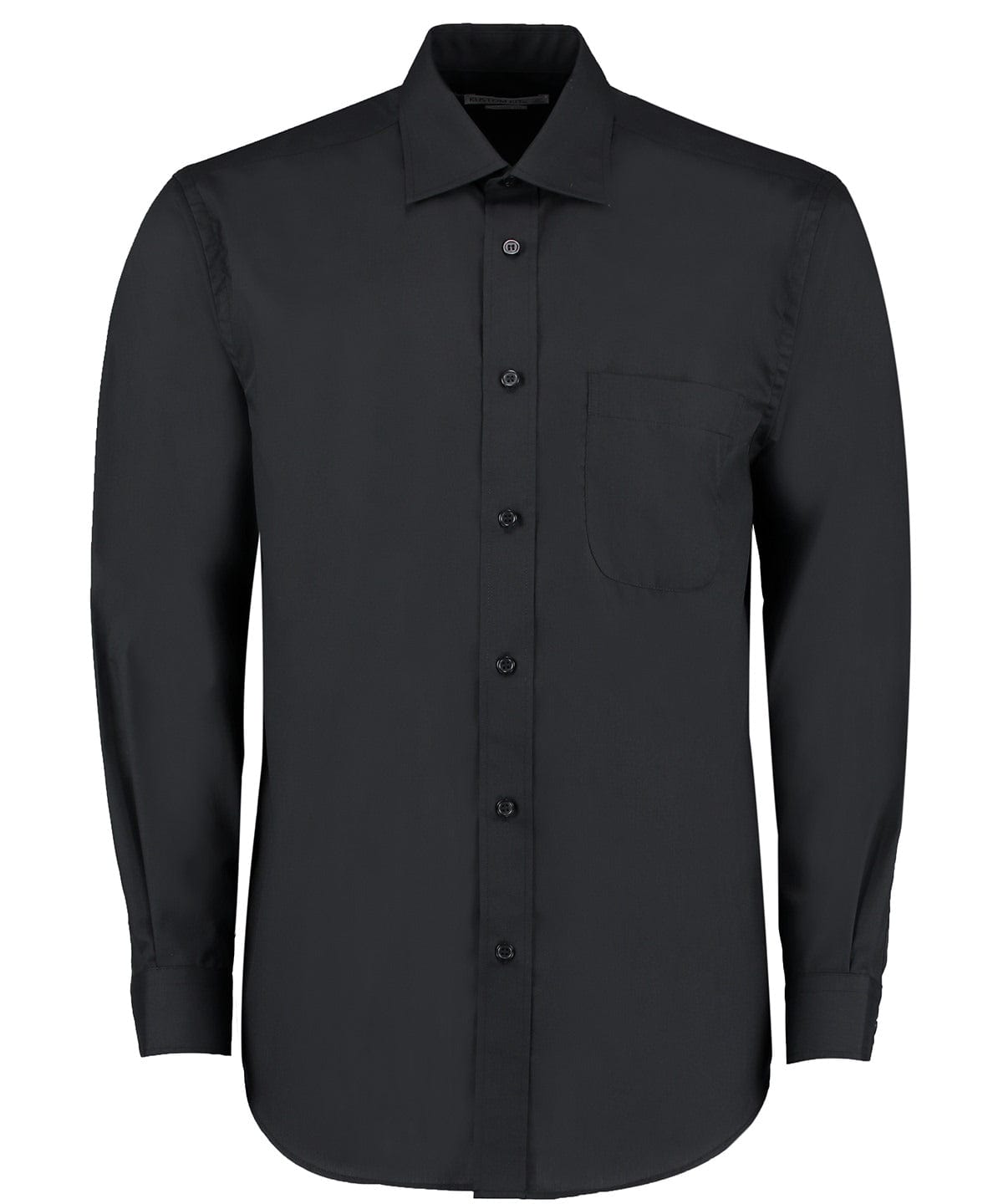 Business shirt long-sleeved (classic fit) | Black