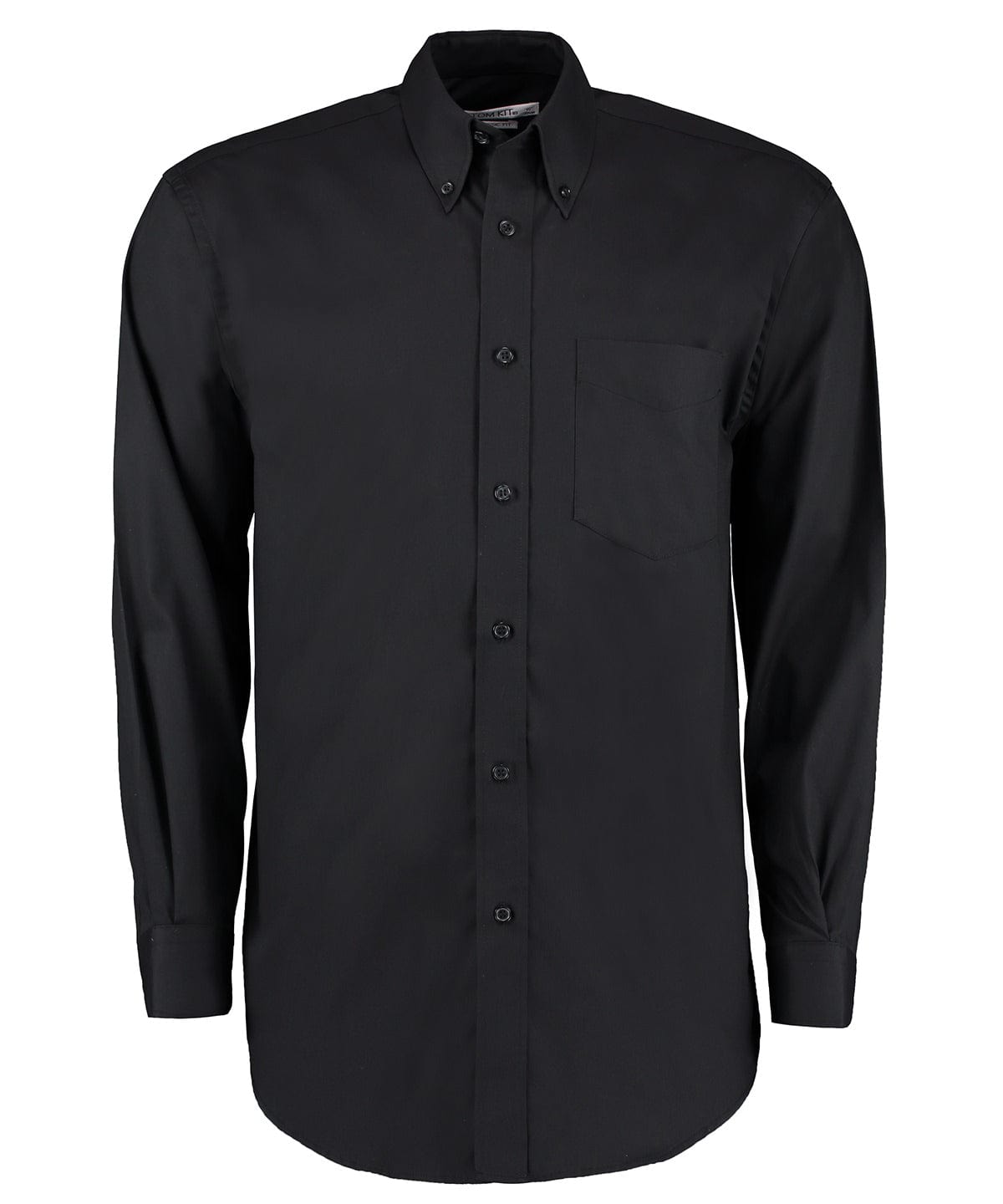 Corporate Oxford shirt long-sleeved (classic fit) | Black