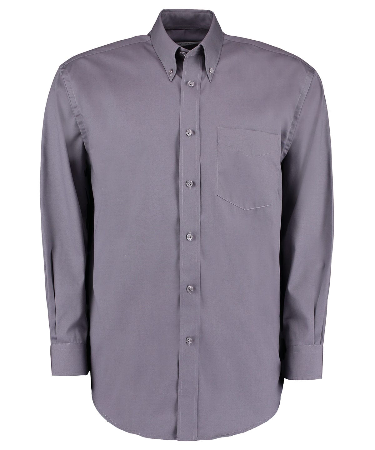 Corporate Oxford shirt long-sleeved (classic fit) | Charcoal