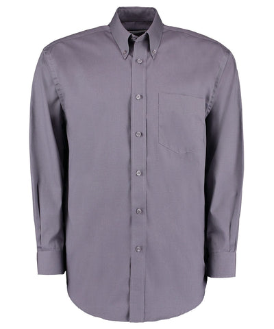 Corporate Oxford shirt long-sleeved (classic fit) | Charcoal