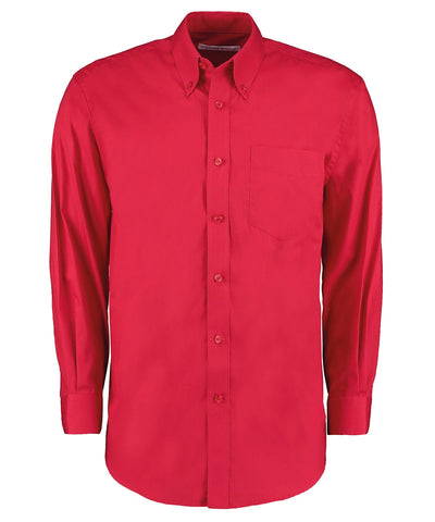 Corporate Oxford shirt long-sleeved (classic fit) | Red