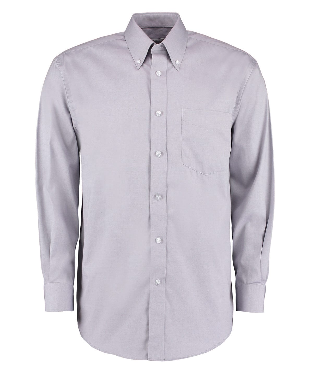 Corporate Oxford shirt long-sleeved (classic fit) | Silver Grey