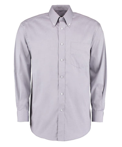 Corporate Oxford shirt long-sleeved (classic fit) | Silver Grey