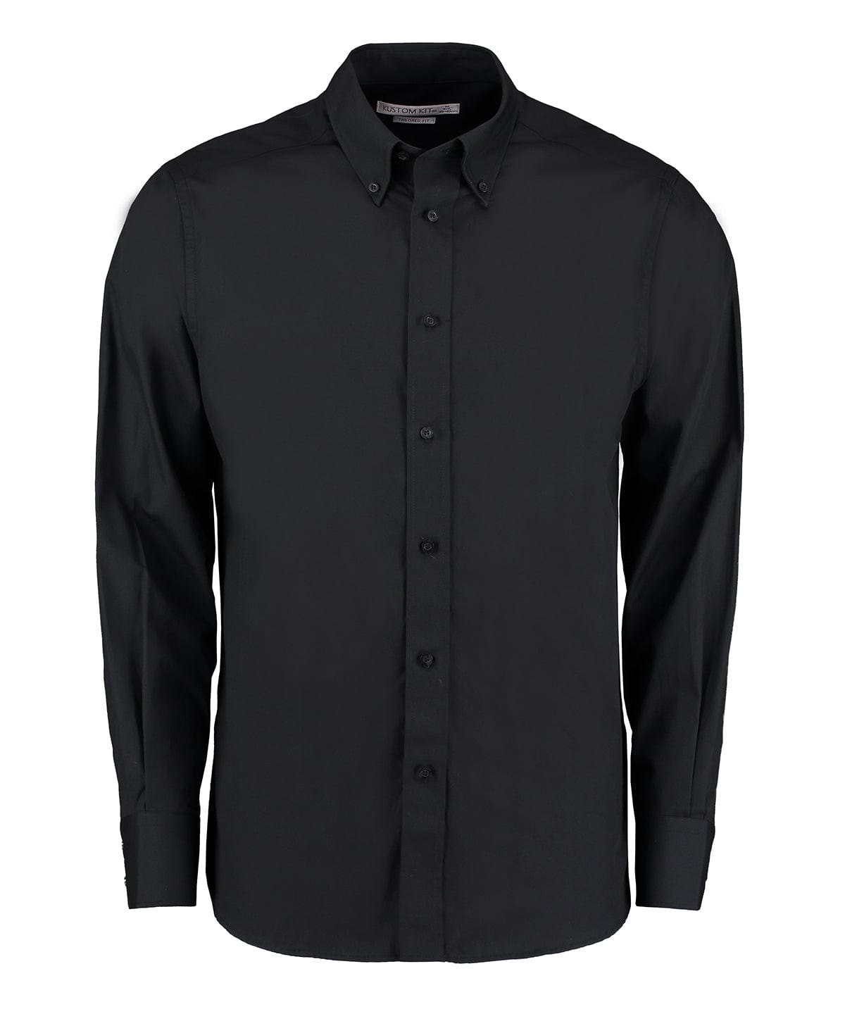 City business shirt long-sleeved (tailored fit) | Black