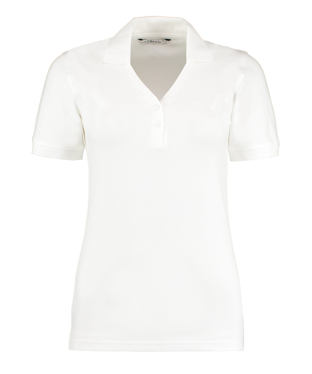 Sophia v-neck polo (regular fit) | white