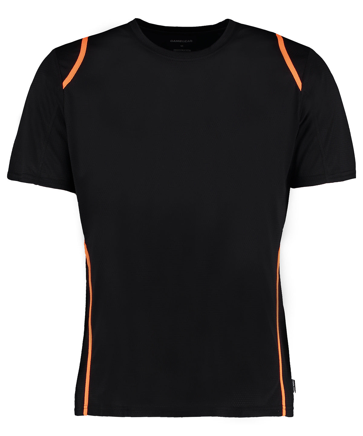 Gamegear® Cooltex® t-shirt short sleeve (regular fit) | black/fluorescent orange